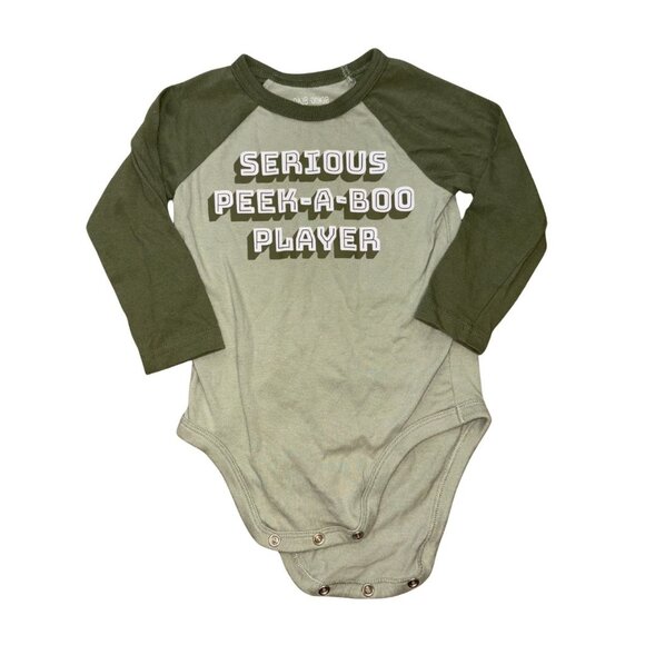 BUNDLE (3) - Okie Dokie Long-Sleeve Onesies 18M - Picture 4 of 7